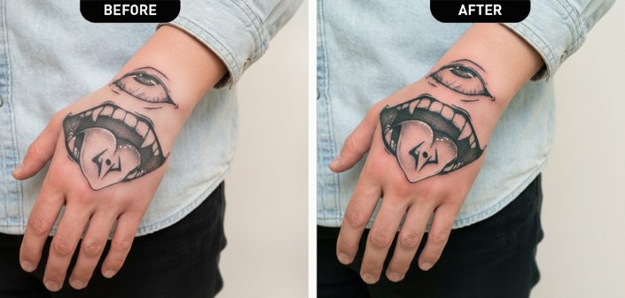 Yakuza Tattoo Butter difference 2