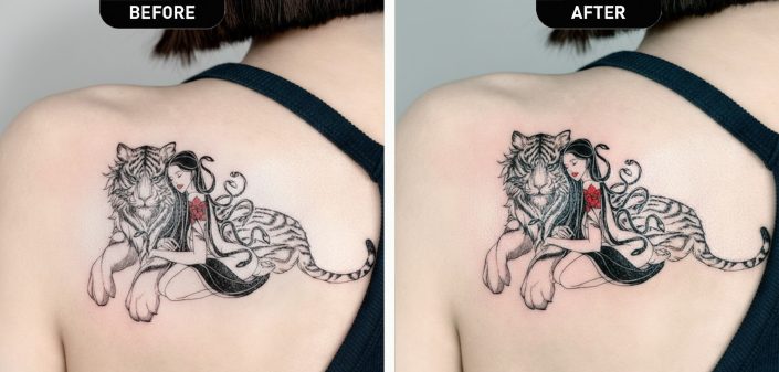 Yakuza Tattoo Butter difference 4